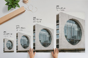 Retro poszter Moderní architektura