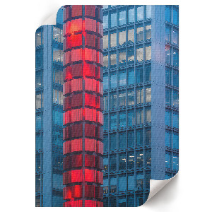 Retro poszter Červená věž