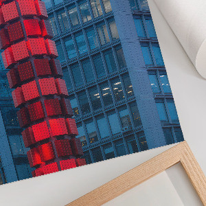 Retro poszter Červená věž