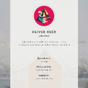 Retro plakát Zimní krajina