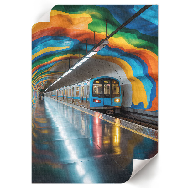 Poszter kép Metro a duha