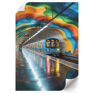 Poszter kép Metro a duha