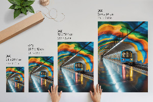 Poszter kép Metro a duha