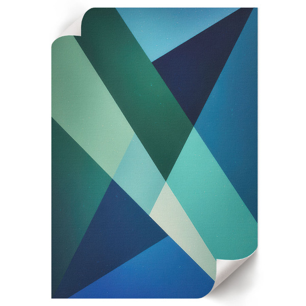 Retro poszter Geometrické abstrakce