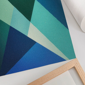 Retro poszter Geometrické abstrakce