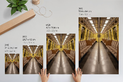 Poszter kép Žluté metro