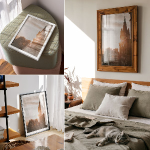 Vintage poszter Městské kouzlo