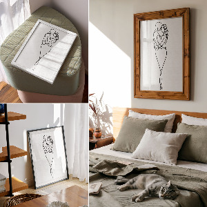 Retro poszter Čára lásky