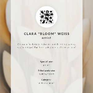 Retro plakát Modré vlny