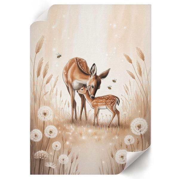 Retro poszter Dva jeleni