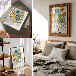 Poszter kép Květinový design