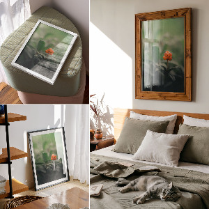 Retro poszter Oranžové bobule