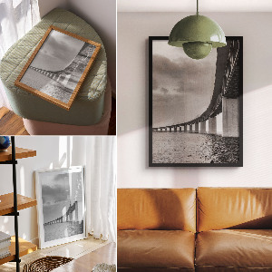 Poszter kép Minimalistický most