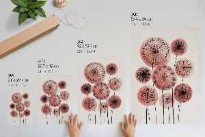 Vintage poszter Květiny kola