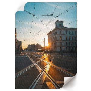 Vintage poszter Městská krajina