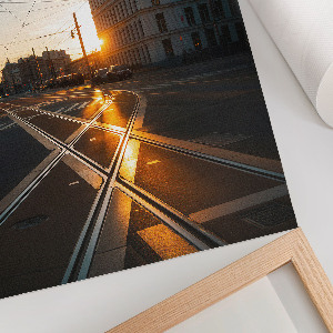 Vintage poszter Městská krajina