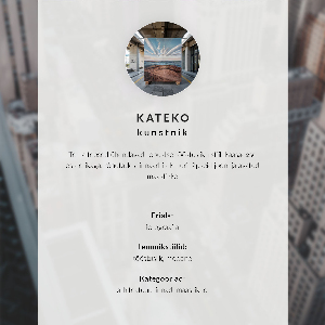 Vintage poszter Městská krajina