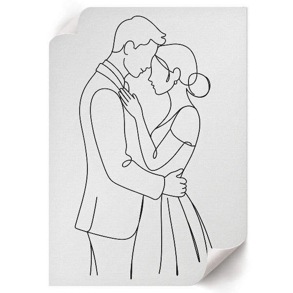 Vintage poszter Romantický pár