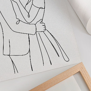 Vintage poszter Romantický pár