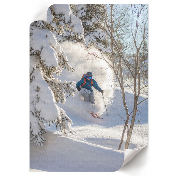 Retro poszter Zimní sestup