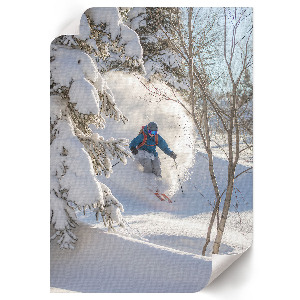 Retro poszter Zimní sestup