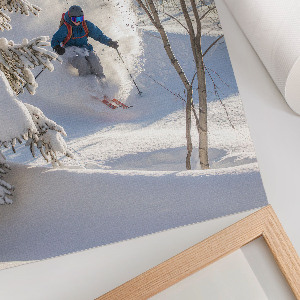 Retro poszter Zimní sestup