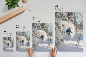 Retro poszter Zimní sestup