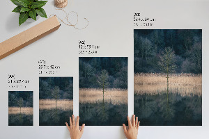 Retro poszter Klidná krajina