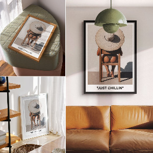 Vintage poszter Jen relaxuji