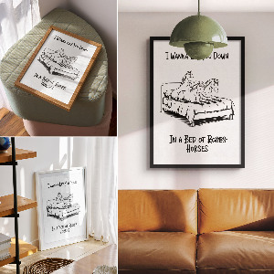 Retro poszter Koňský pelíšek