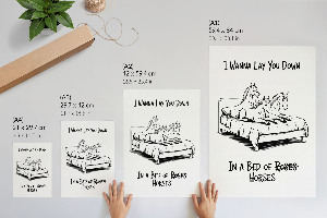 Retro poszter Koňský pelíšek