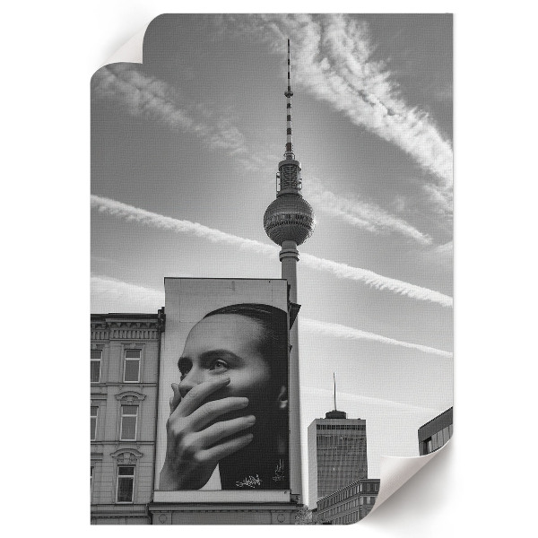 Retro poszter Městský billboard