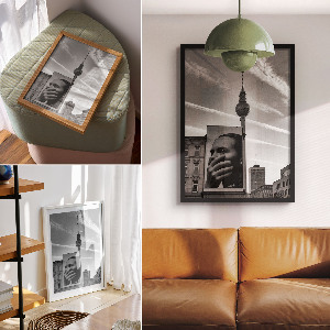 Retro poszter Městský billboard