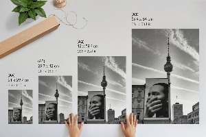 Retro poszter Městský billboard