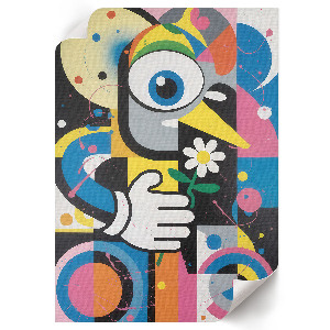 Retro plakát Barevný vzor