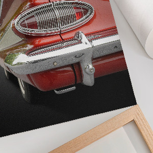 Poszter kép Červené auto