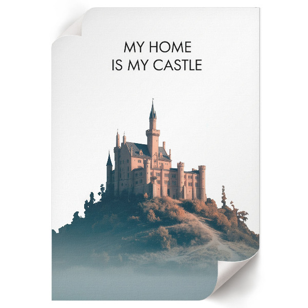 Vintage poszter Hrad na kopci