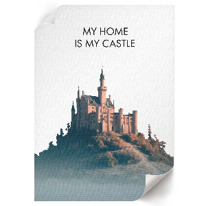 Vintage poszter Hrad na kopci