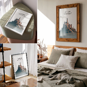 Vintage poszter Hrad na kopci