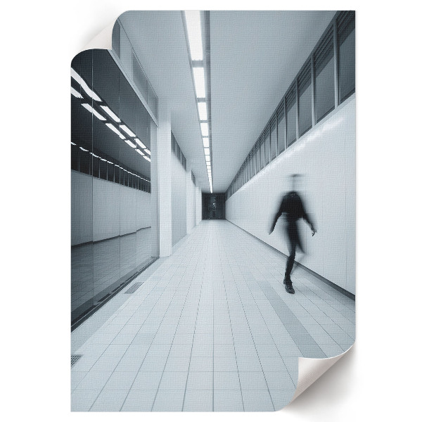 Retro plakát Minimalistická chodba