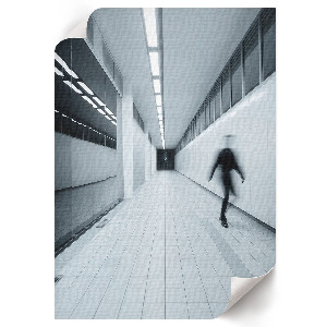 Retro plakát Minimalistická chodba