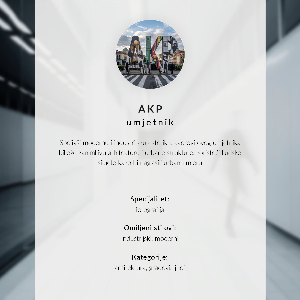 Retro plakát Minimalistická chodba