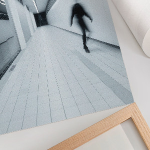 Retro plakát Minimalistická chodba