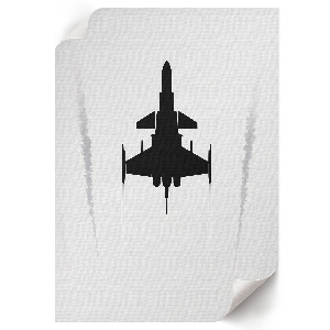 Poszter kép Letadlo na obloze