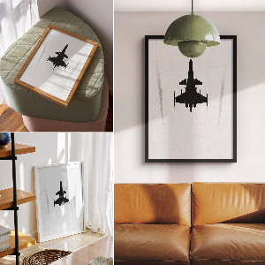 Poszter kép Letadlo na obloze