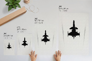 Poszter kép Letadlo na obloze