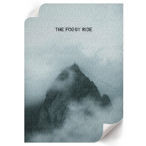 Retro plakát Mlžná hora