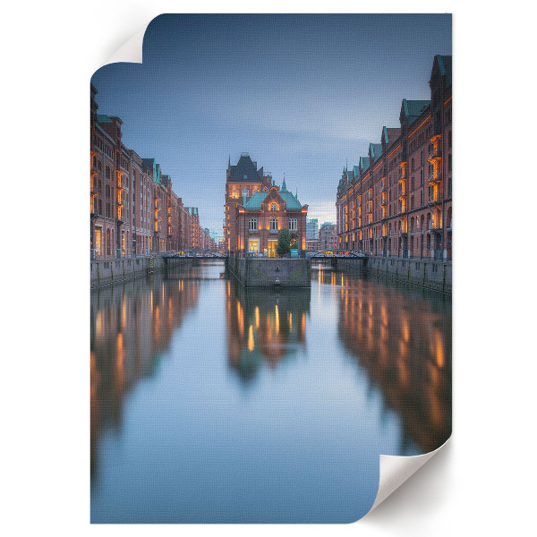 Poszter kép Město večer