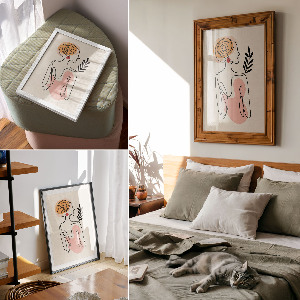 Poszter kép Boho žena