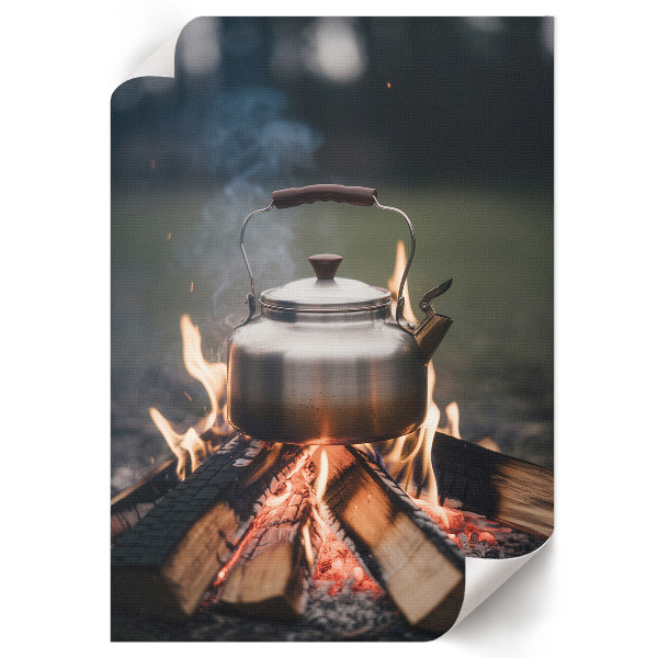 Retro poszter Konvice na ohni